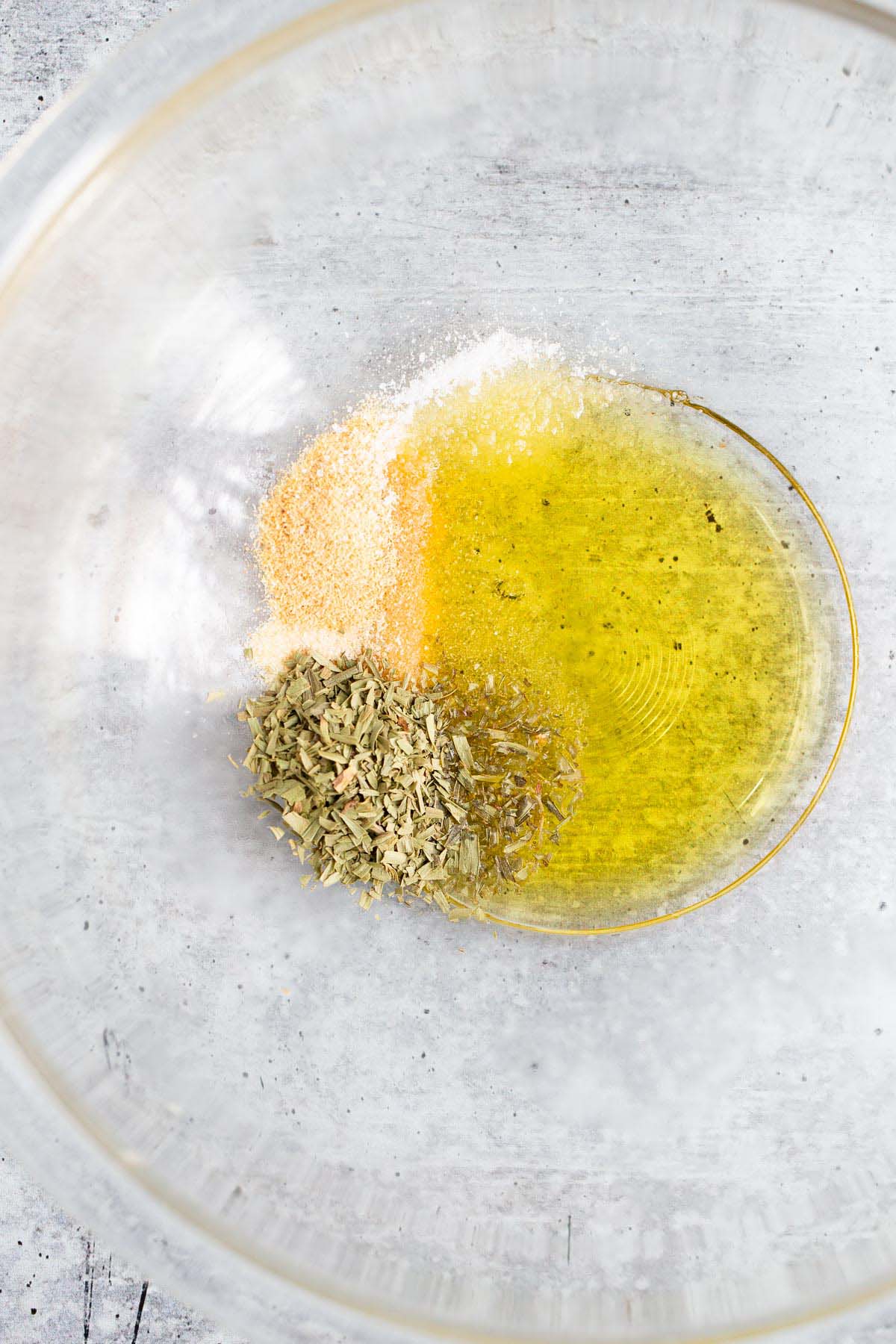 Seasonings in a bowl.