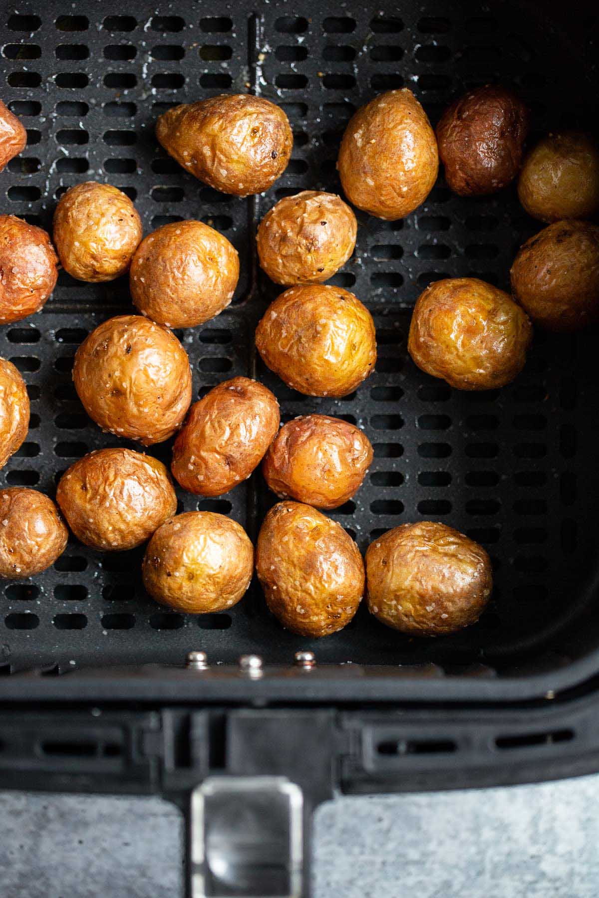 Baby potatoes in the air fryer.