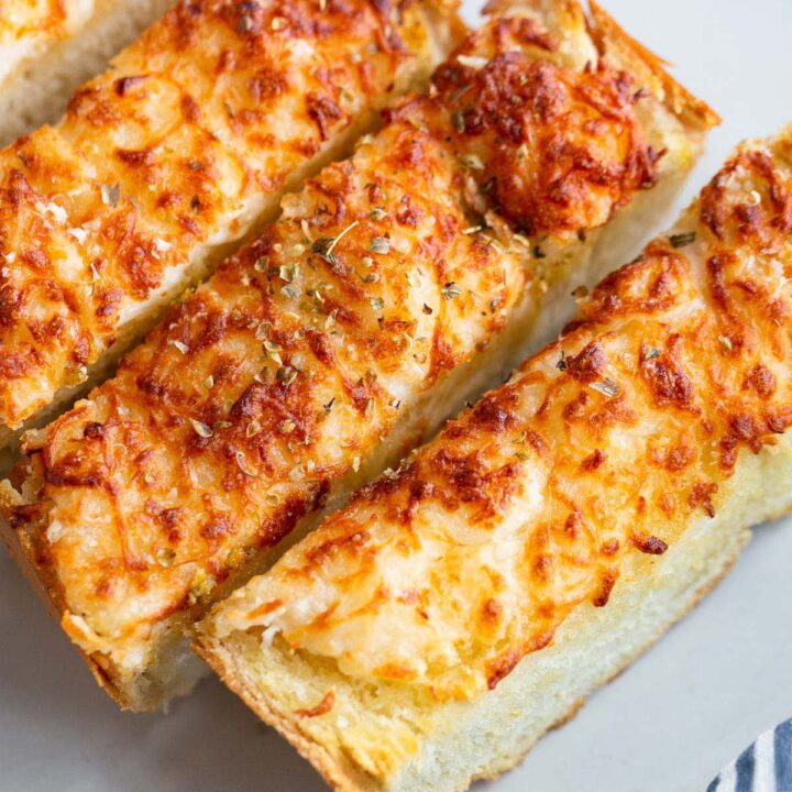 Air Fryer Cheesy Garlic Bread Food Banjo