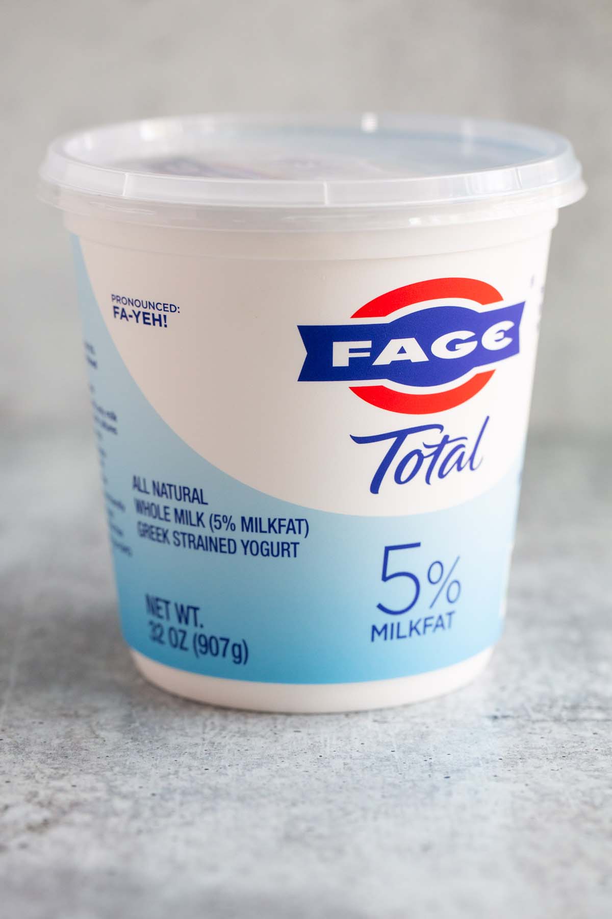 Tub of Fage yogurt