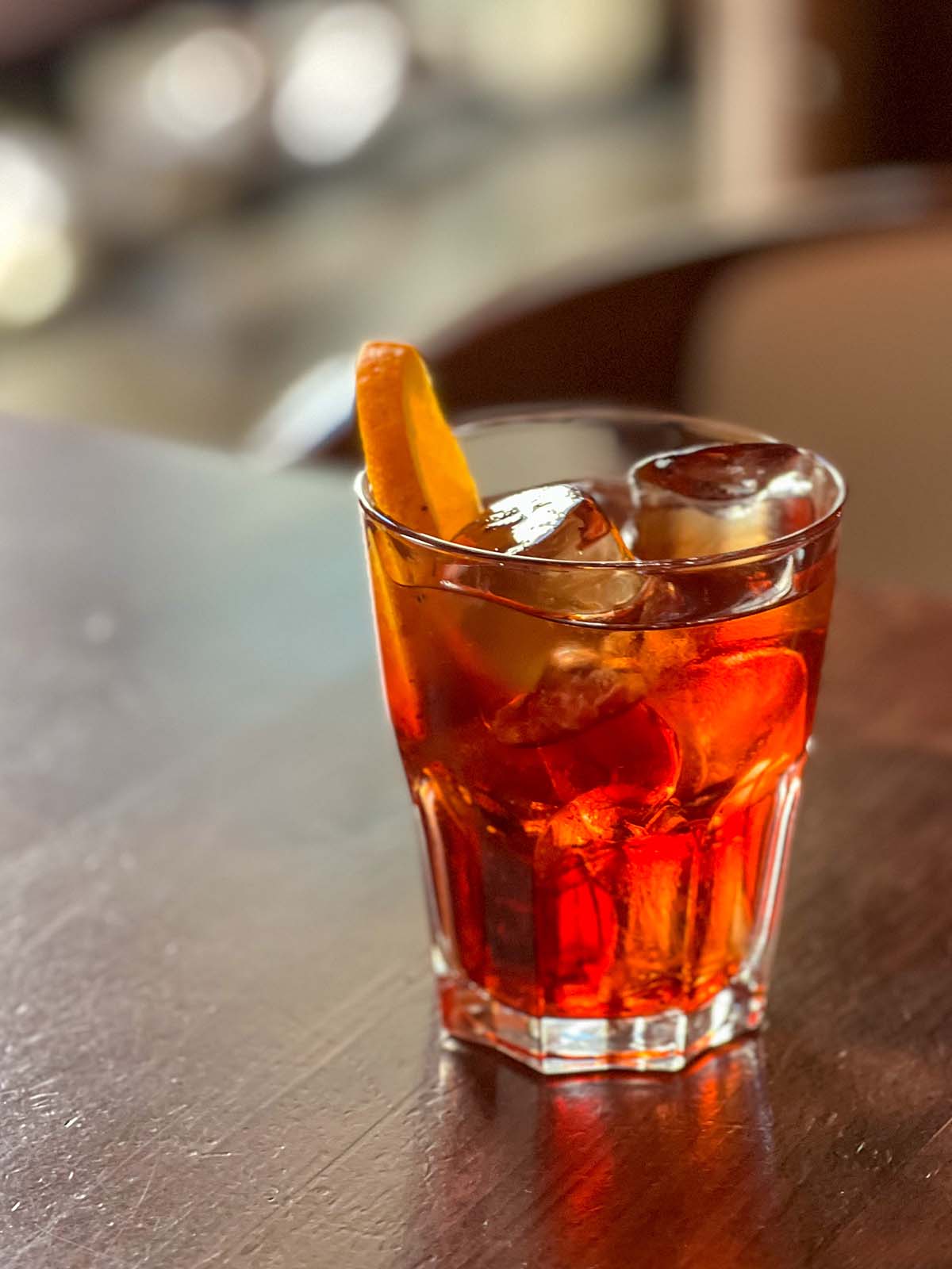 Negroni in a glass.
