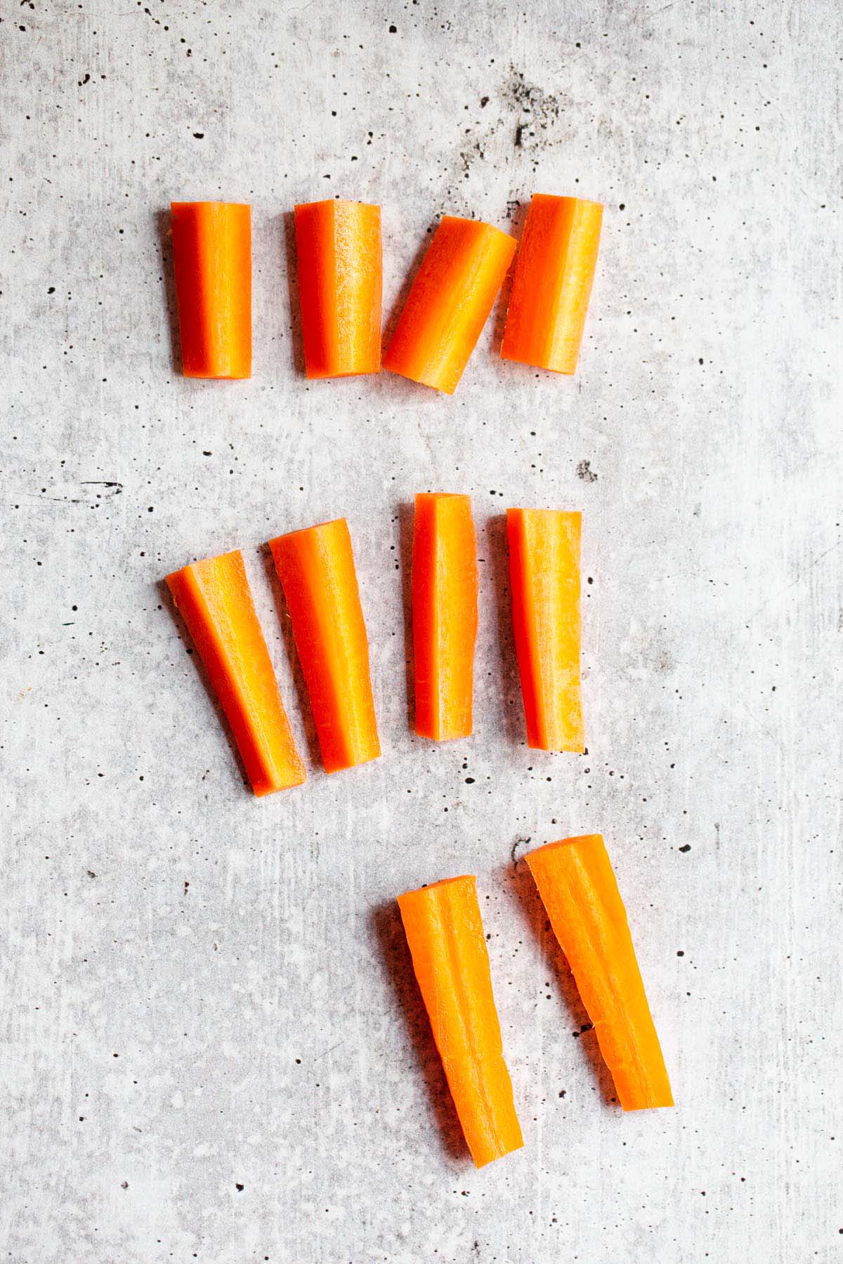 Sliced carrots.