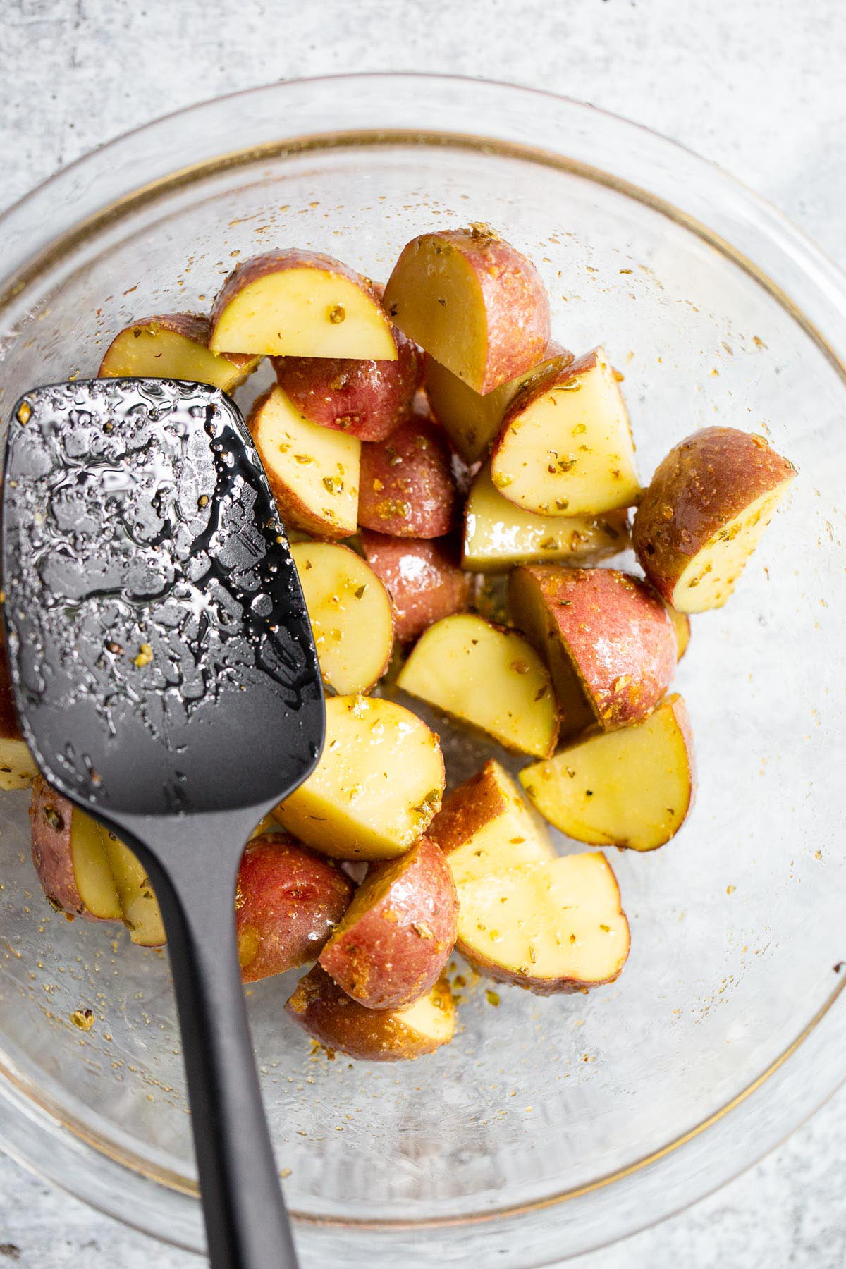 Potatoes in a bowl.