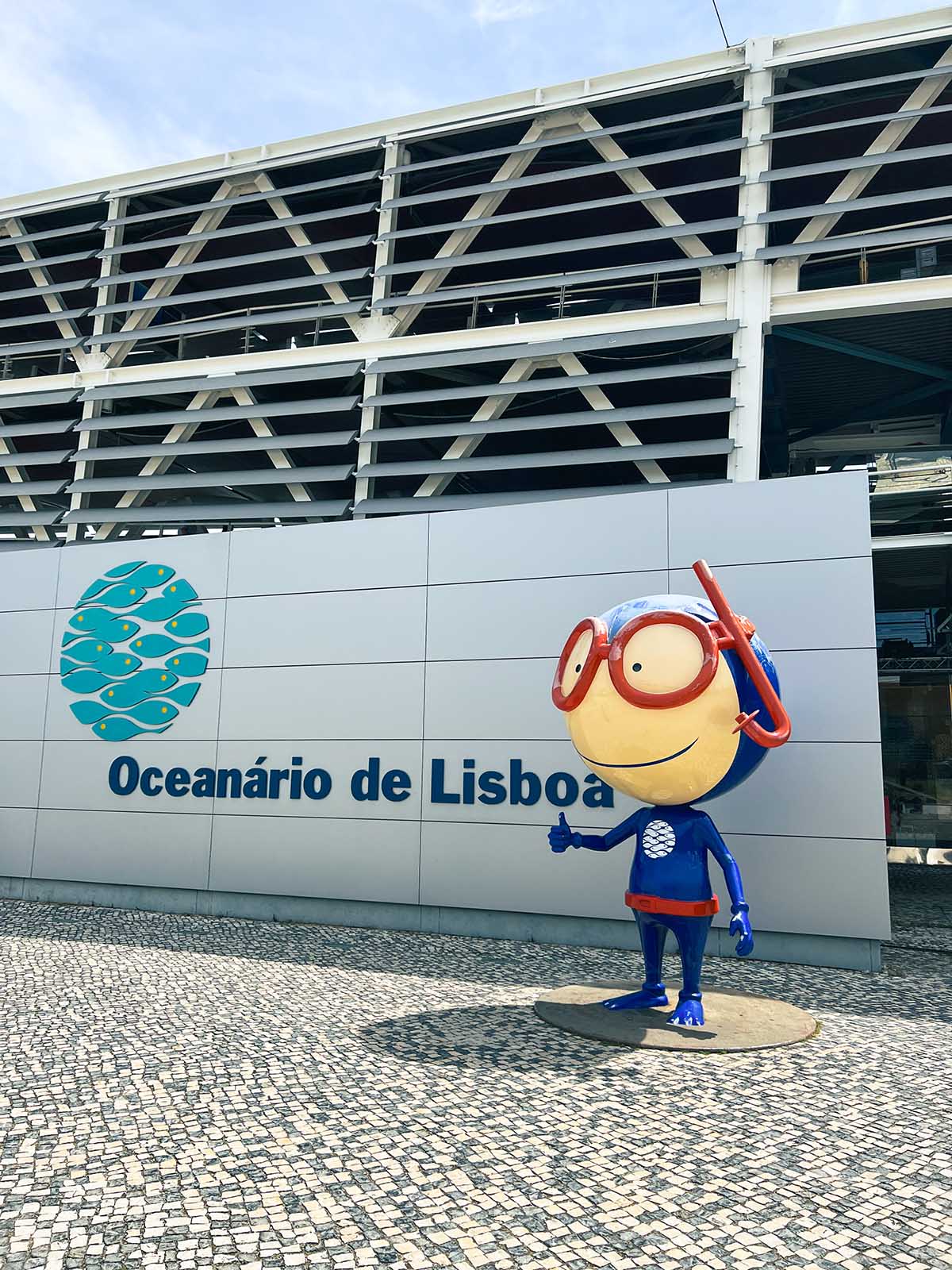 Lisbon Oceanarium sign