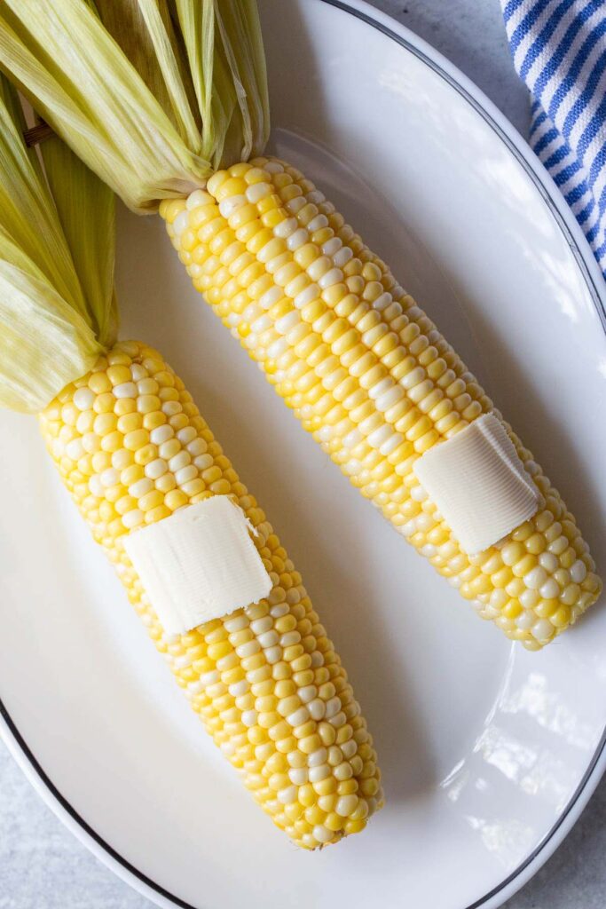 Air Fryer Corn on the Cob in Husk Food Banjo
