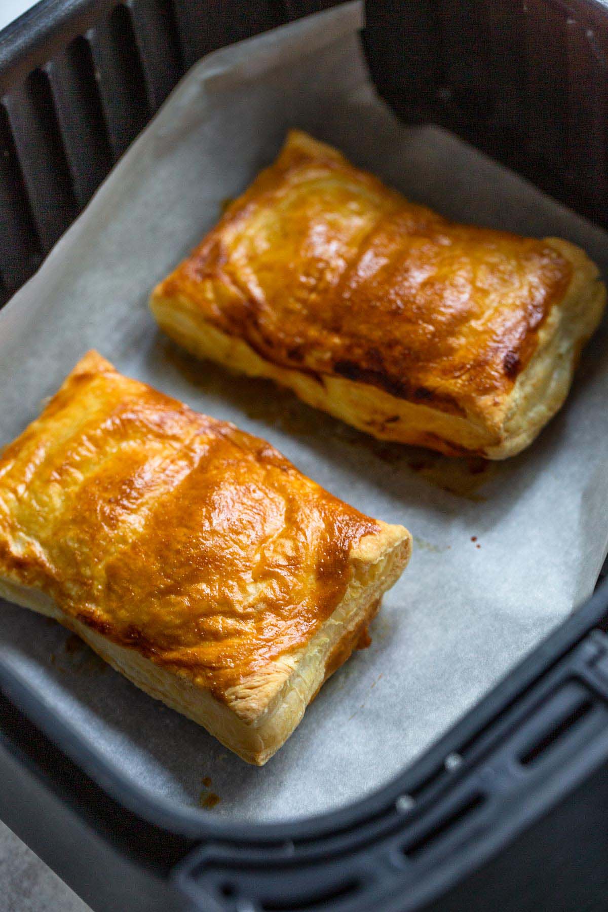 Puff pastry in air fryer.