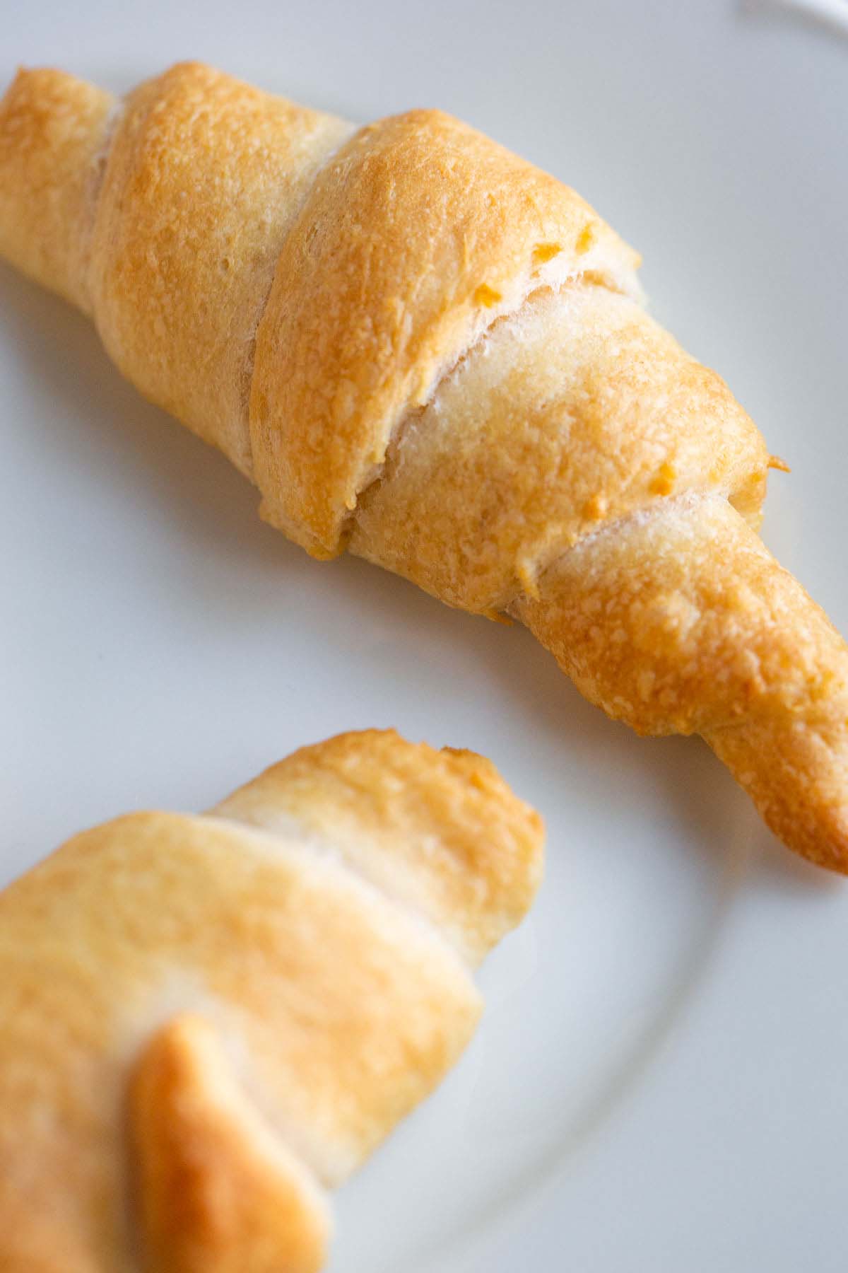 Crescent rolls up close