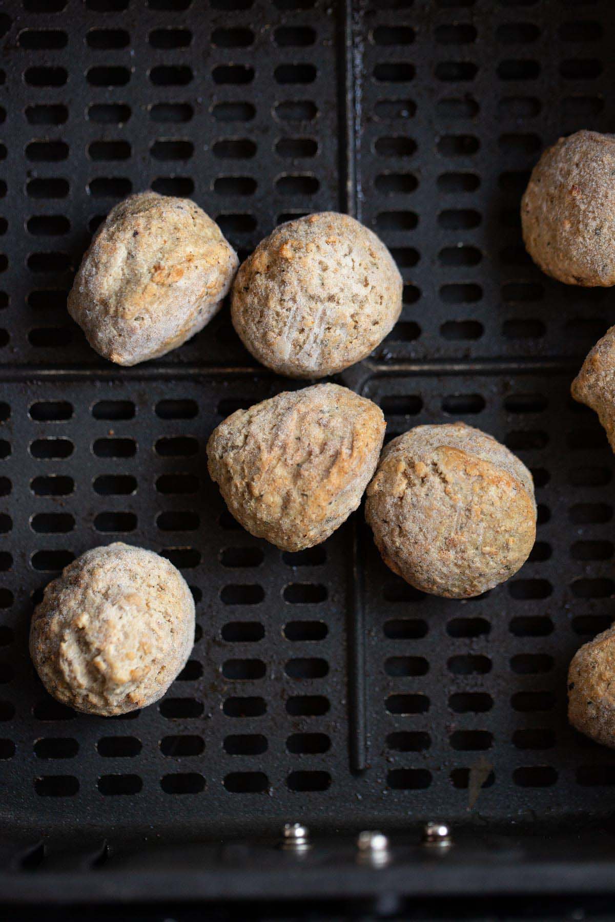 Frozen meatballs in air fryer