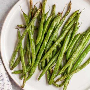 Air fried green beans.