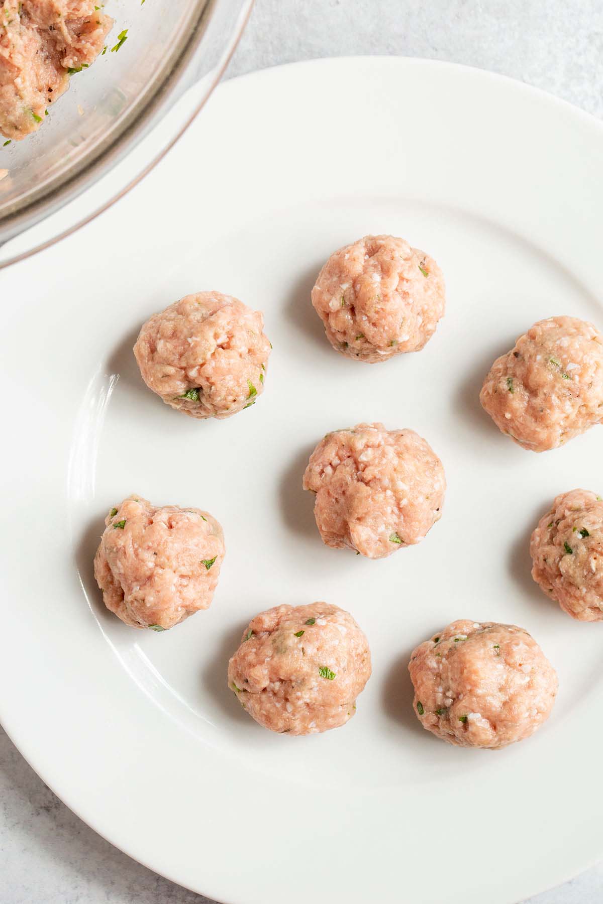 Raw meatballs