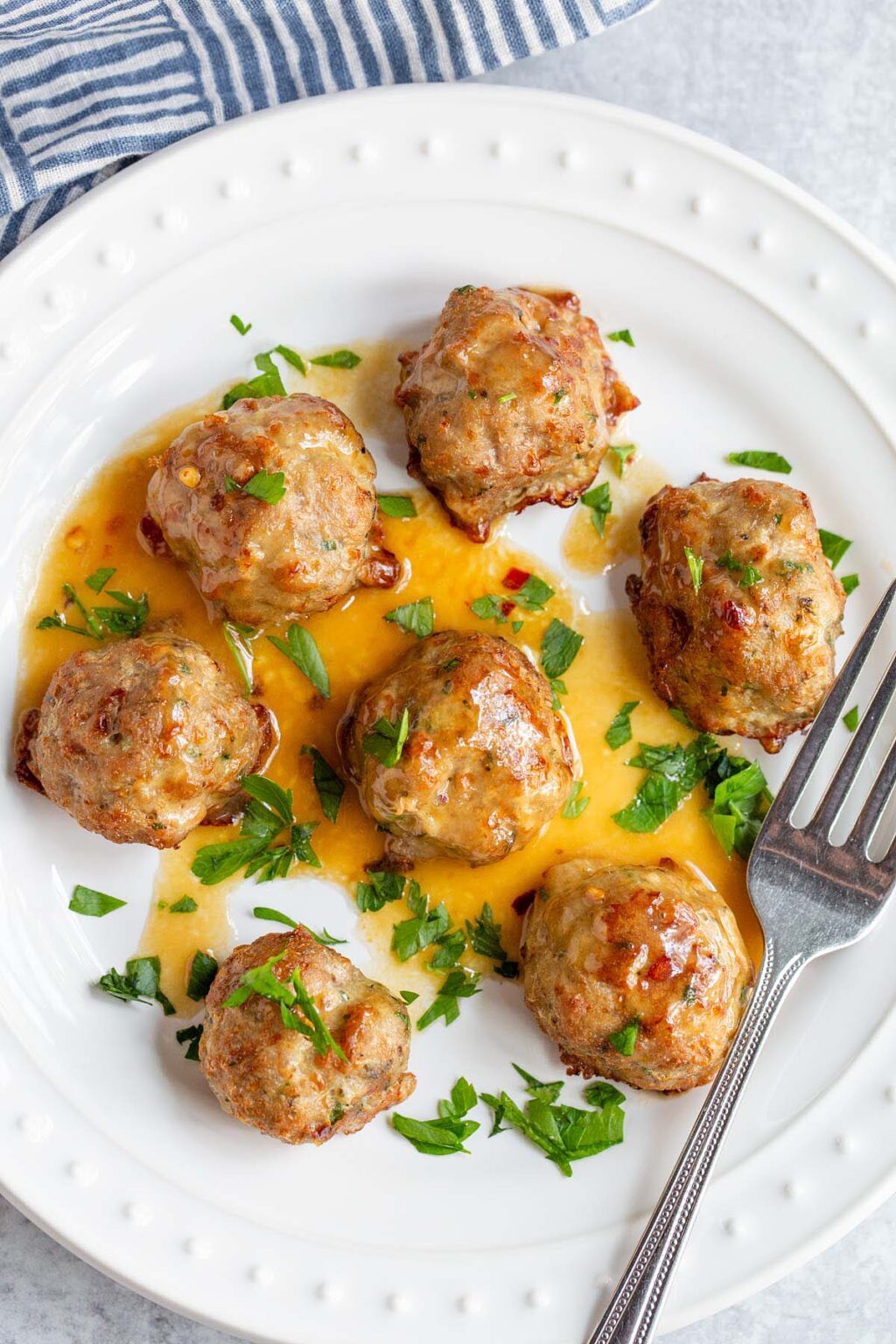 Air Fryer Turkey Meatballs Food Banjo