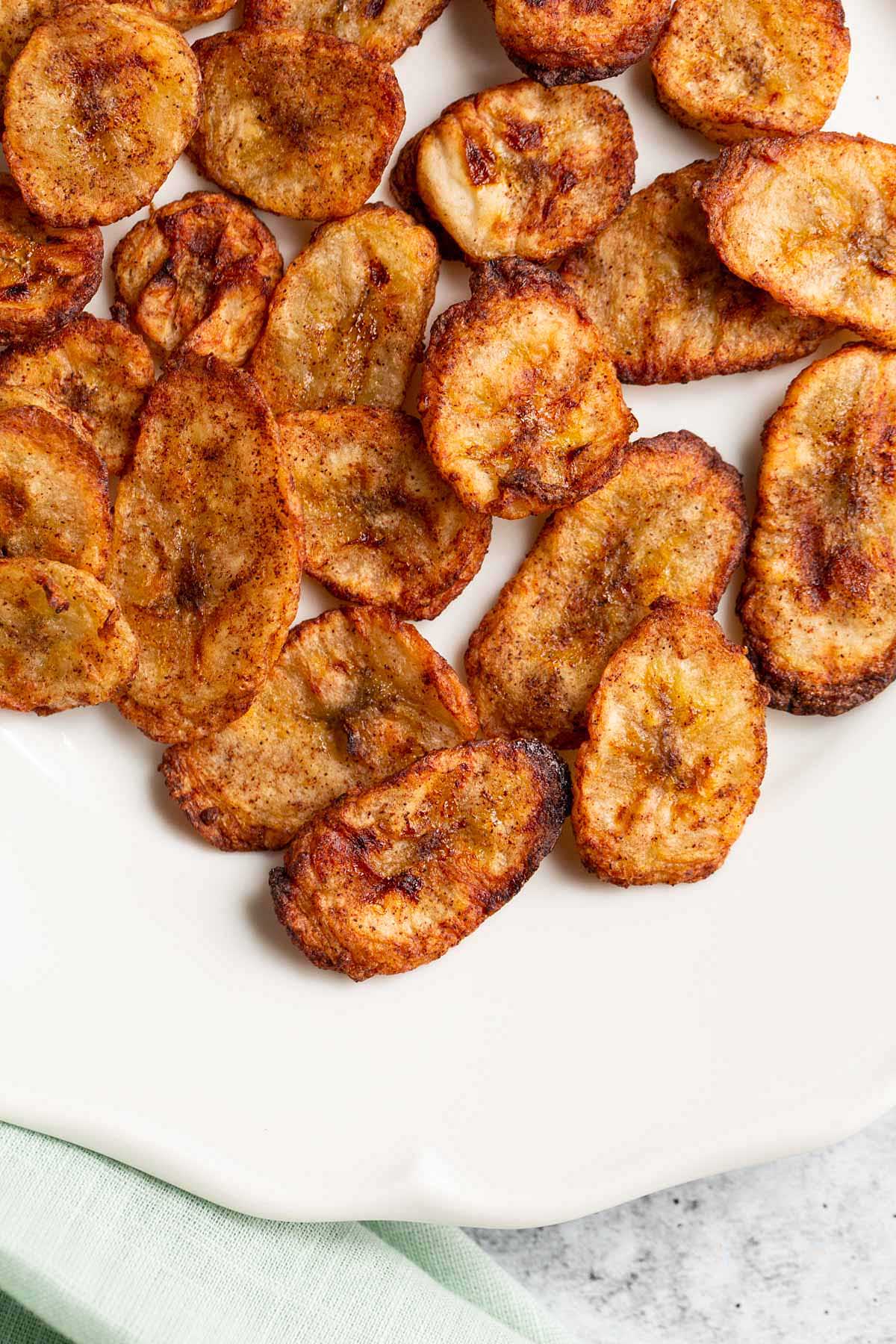 Air fryer banana chips