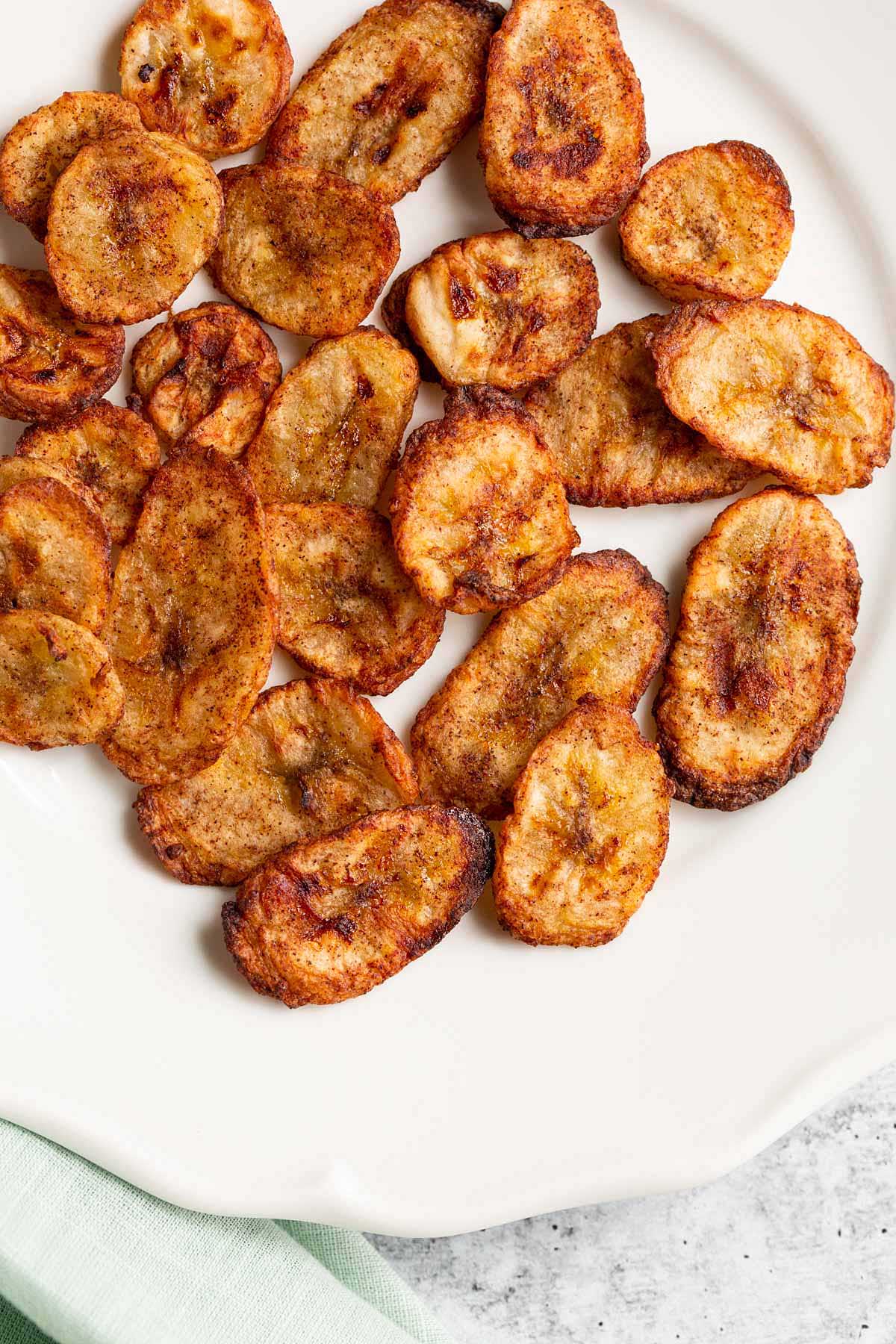 Air fryer banana chips