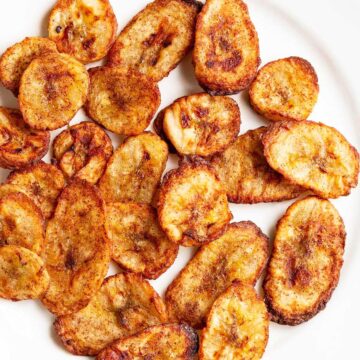 Air fryer banana chips