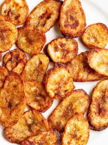 Air fryer banana chips