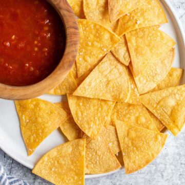 Air fryer tortilla chips