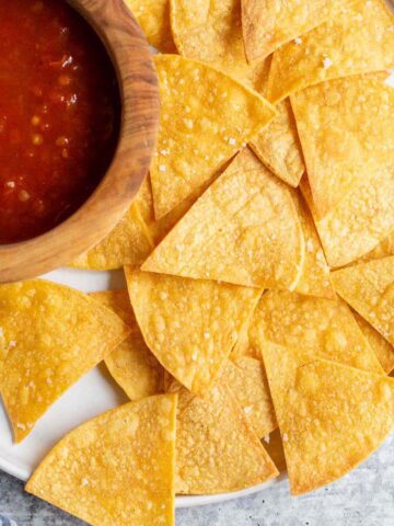 Air fryer tortilla chips