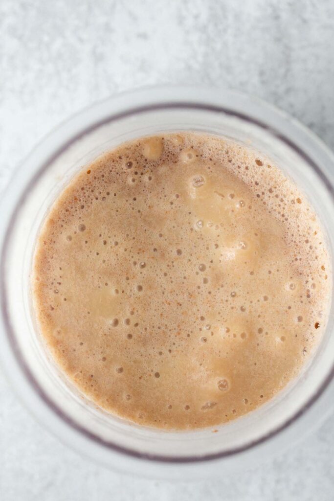 Frozen chocolate peanut butter creami in creami container