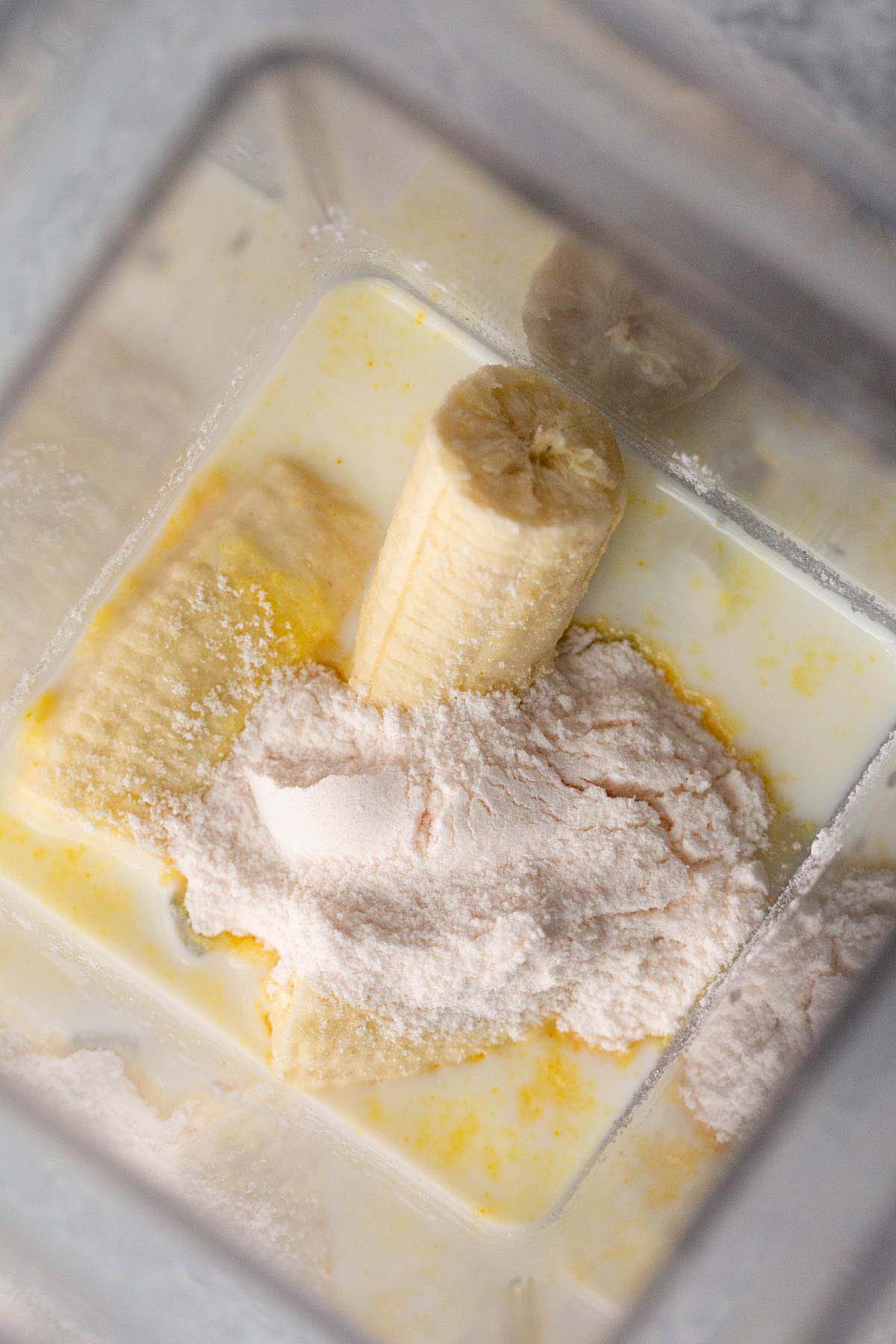 Ingredients in blender