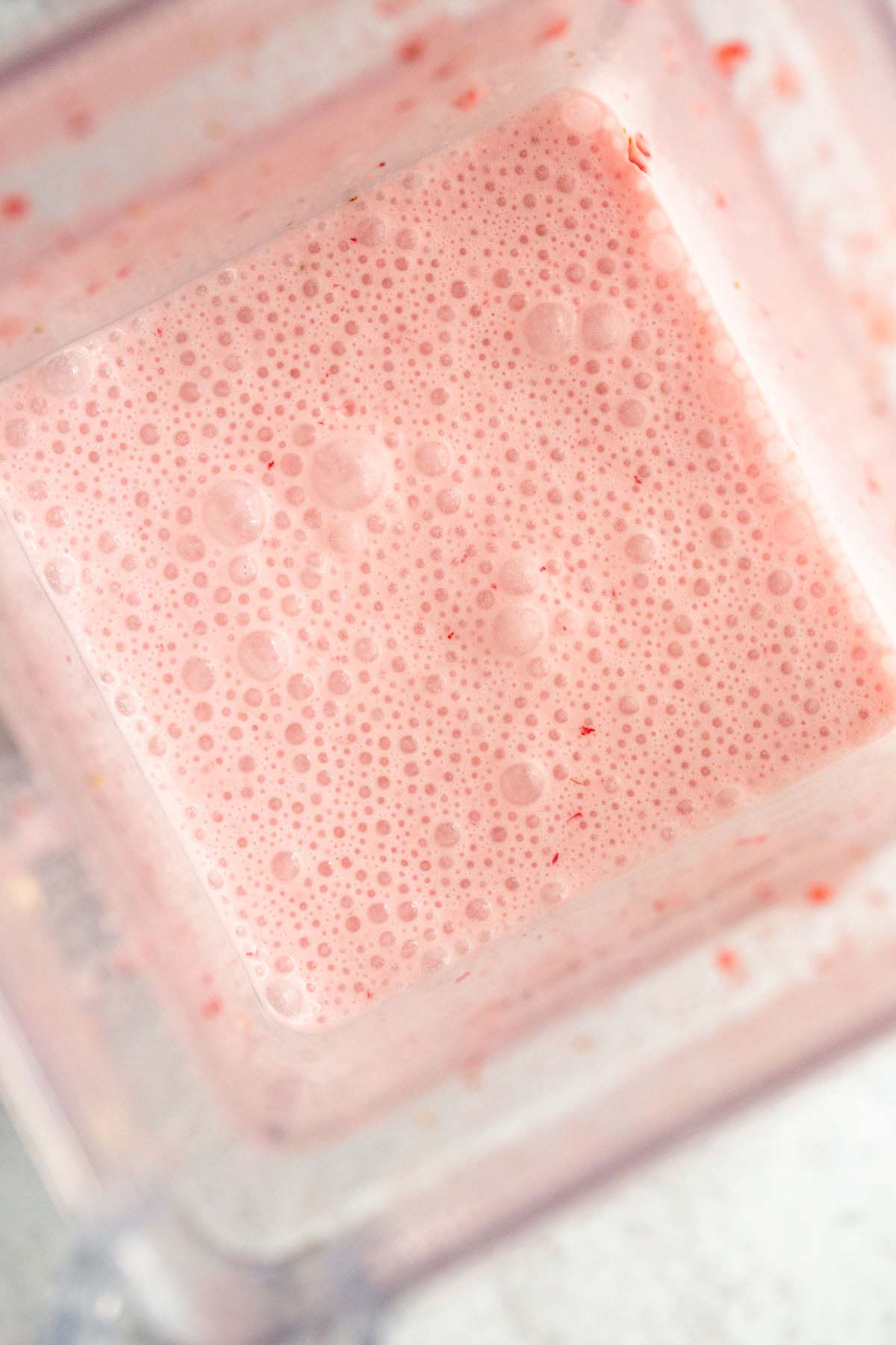 Blended ice cream base