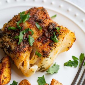 Air fryer Old Bay cod