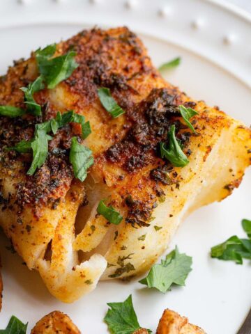 Air fryer Old Bay cod