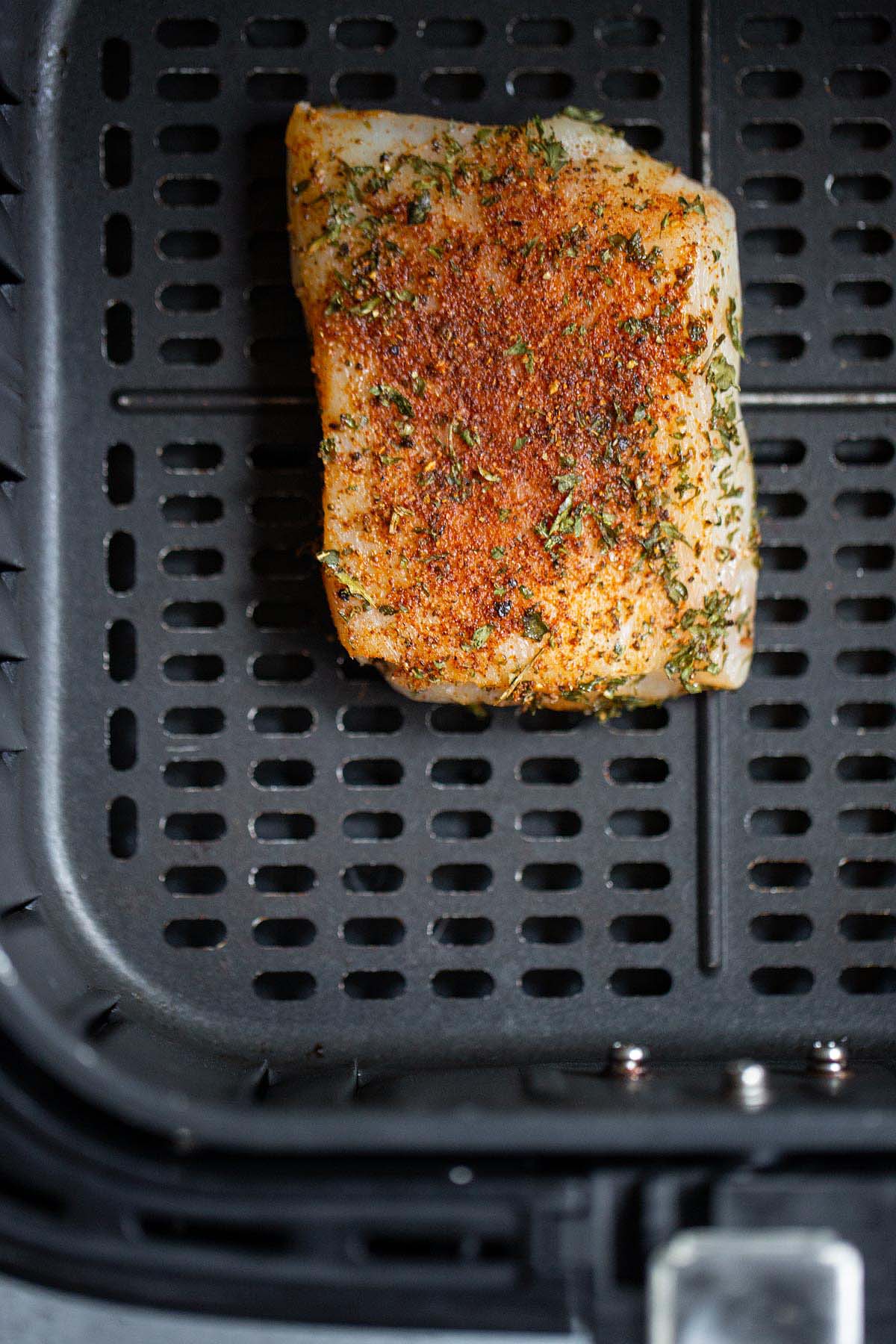 Cod in air fryer basket
