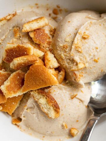 Ninja Creami banana cinnamon ice cream