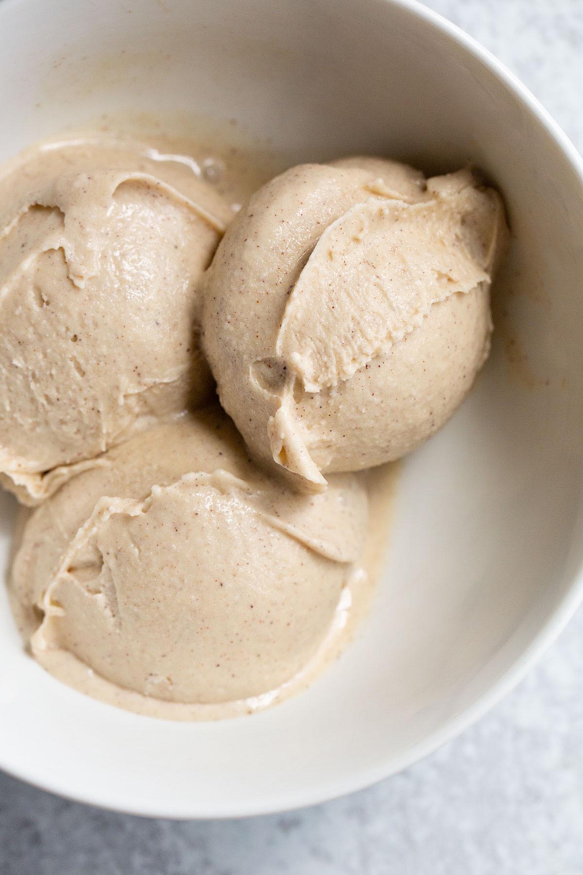 Ninja Creami banana cinnamon ice cream