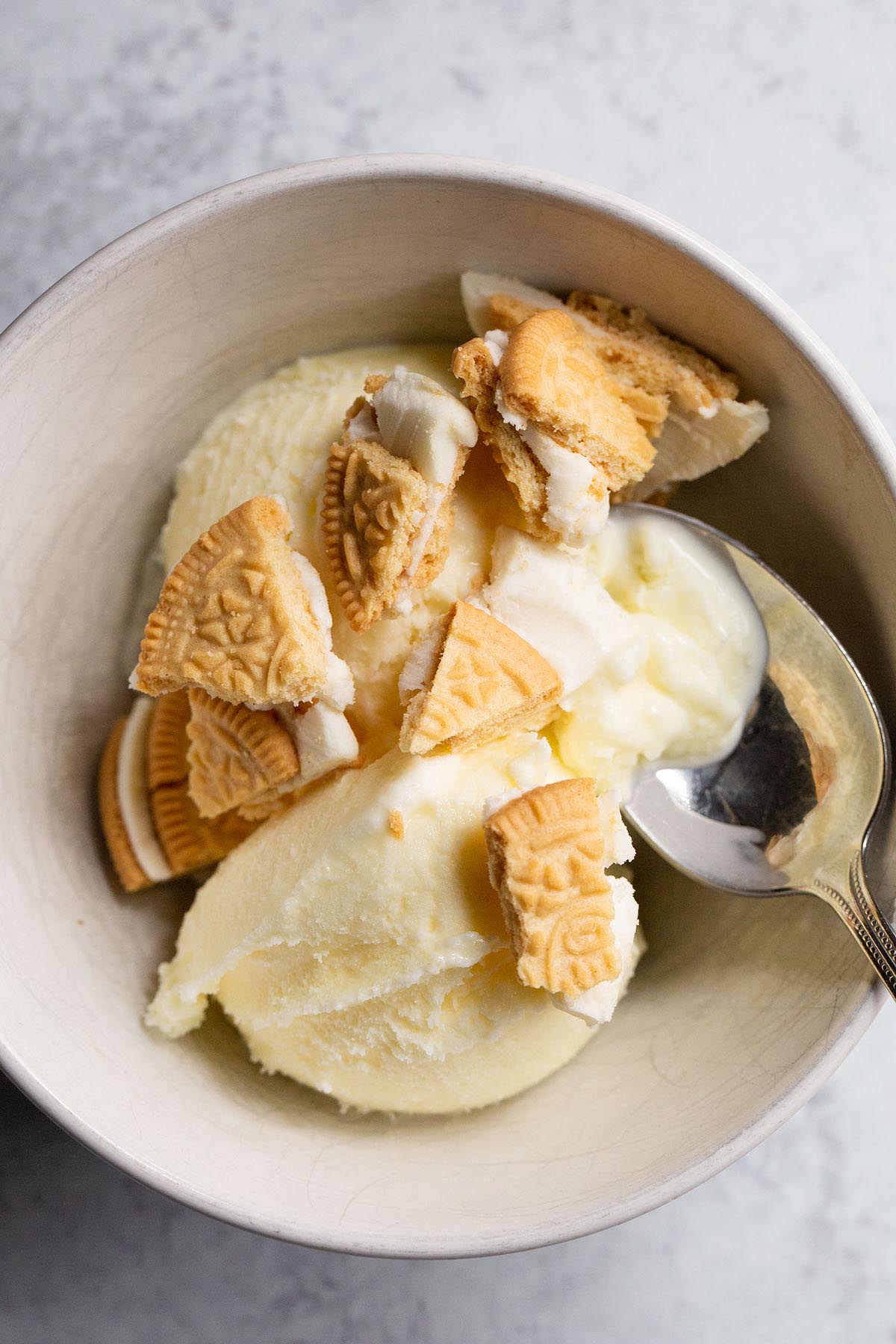 Ninja Creami lemon ice cream
