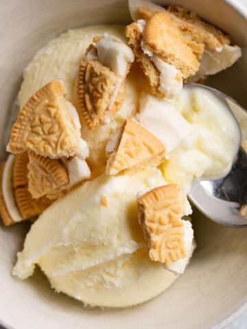Ninja Creami lemon ice cream