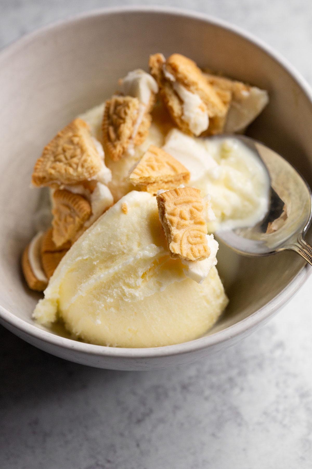 Ninja Creami lemon ice cream