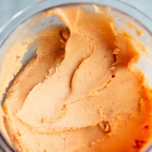 Ninja Creami peach sorbet