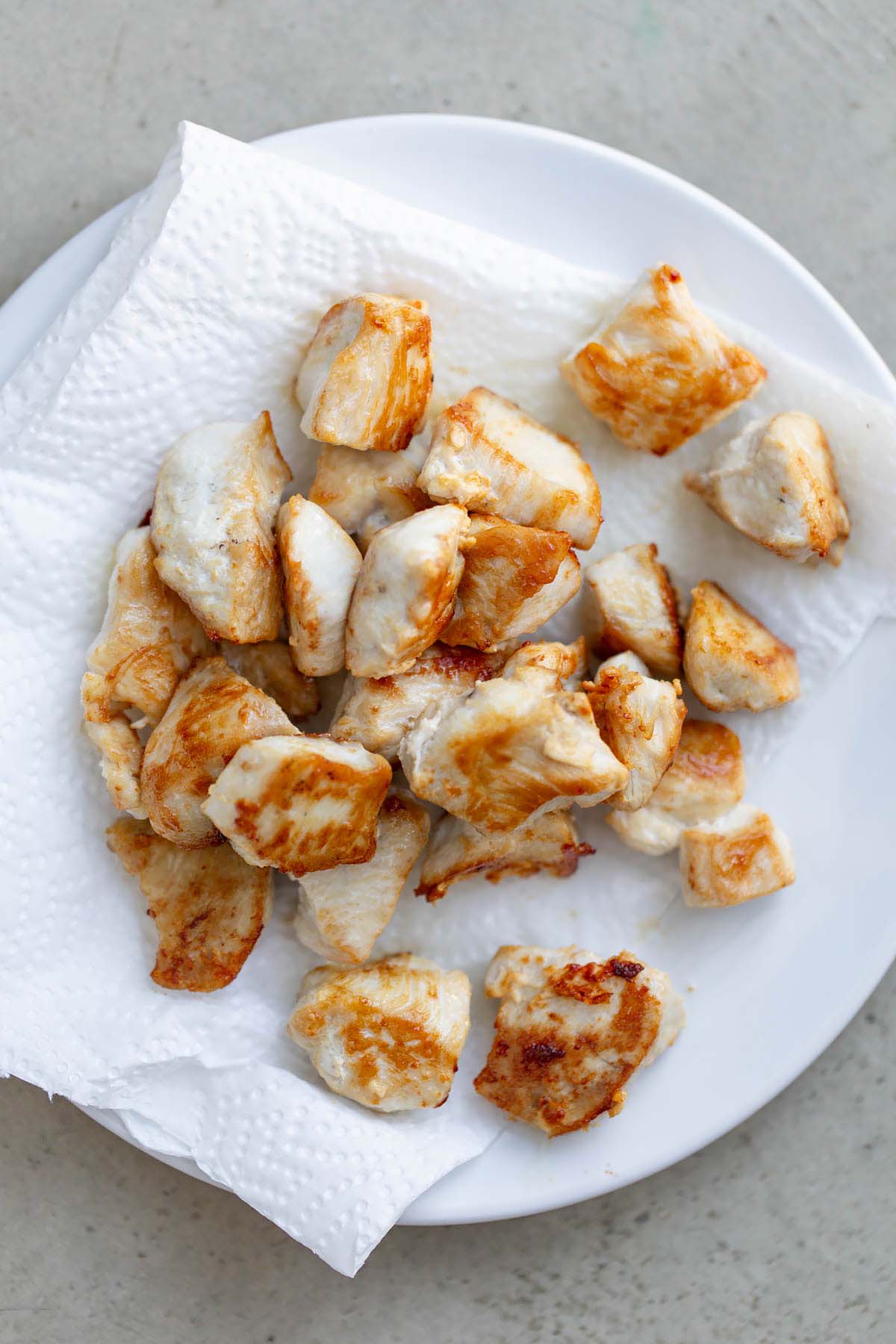 Cooked chicken
