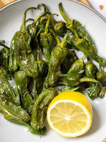 Air fryer padron peppers
