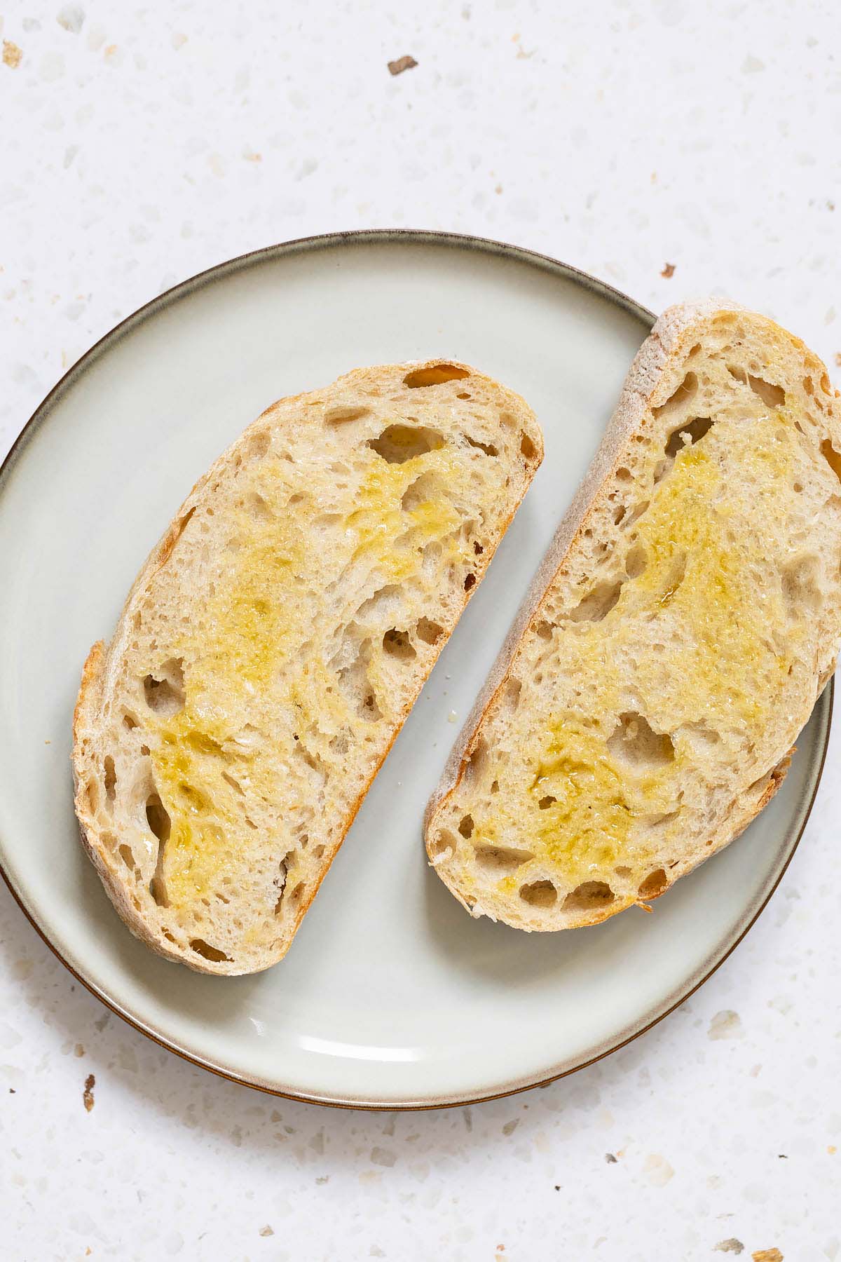 Bread with olive oil