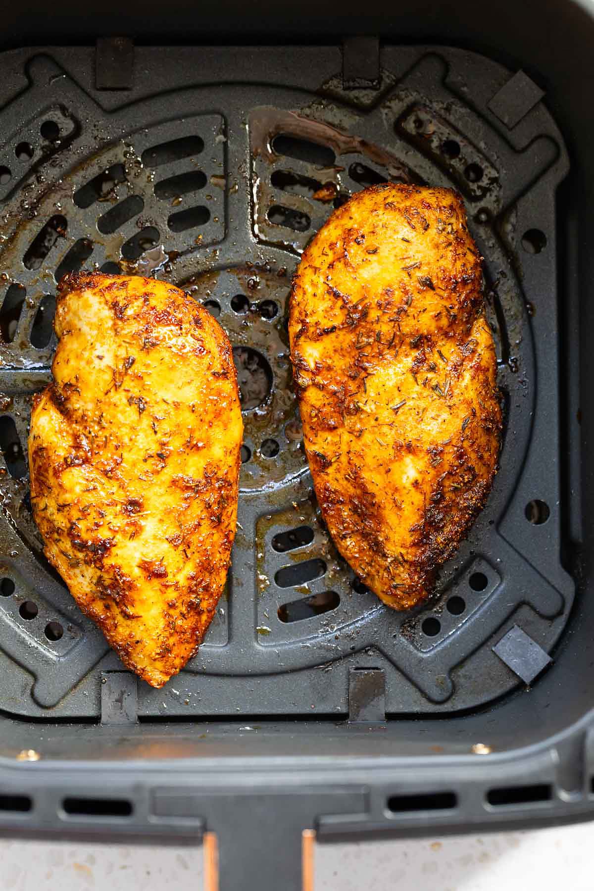 Air fried chicken breast