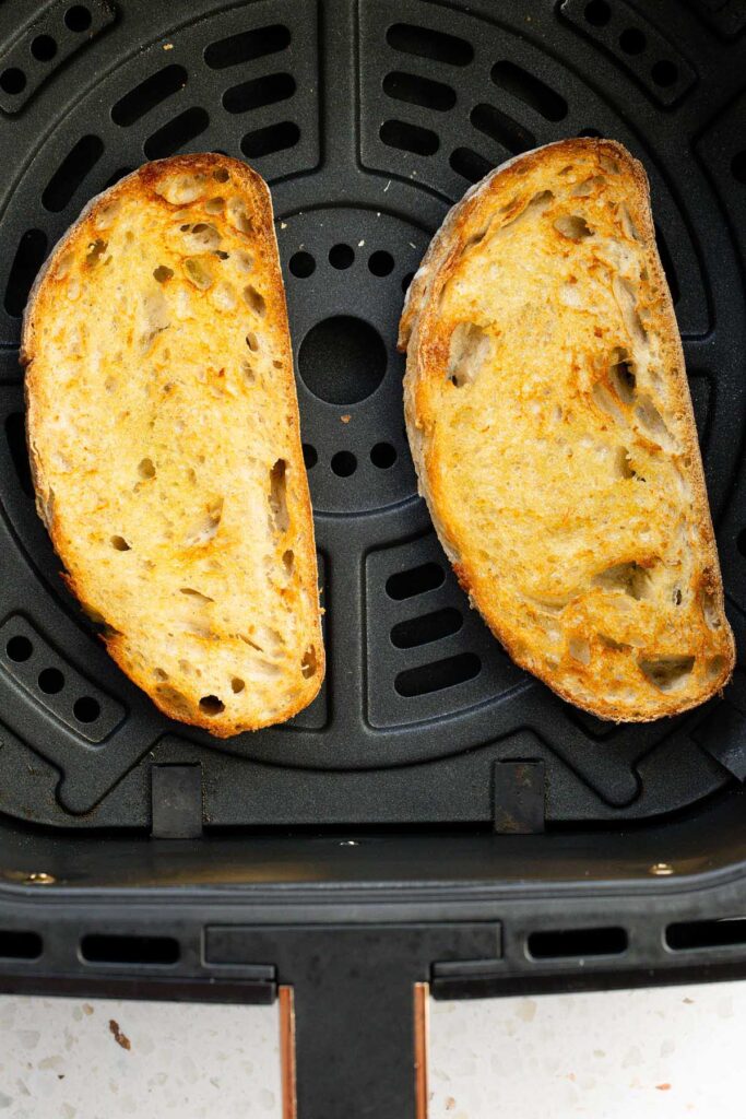 Toast in the air fryer