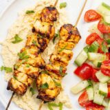 Air fryer chicken skewers