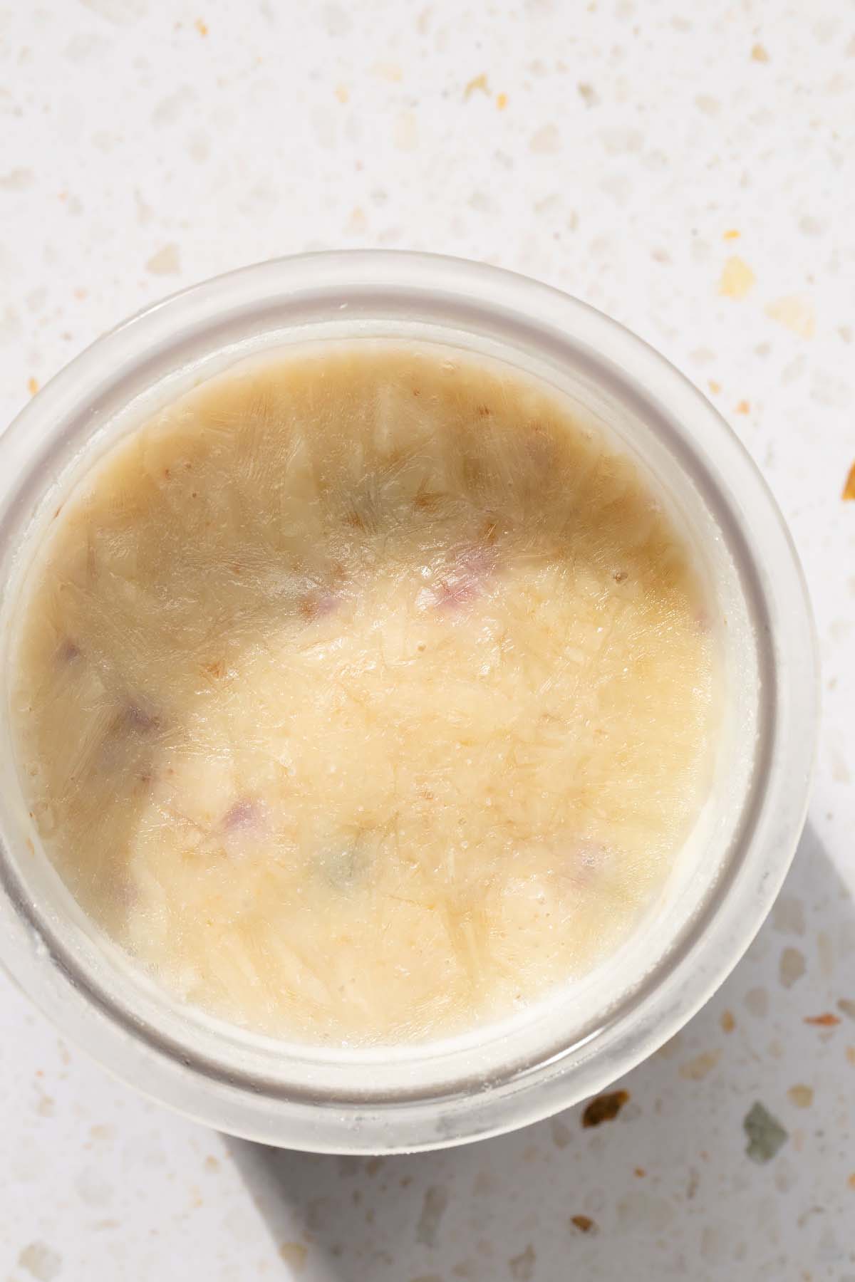 Frozen yogurt in Creami pint
