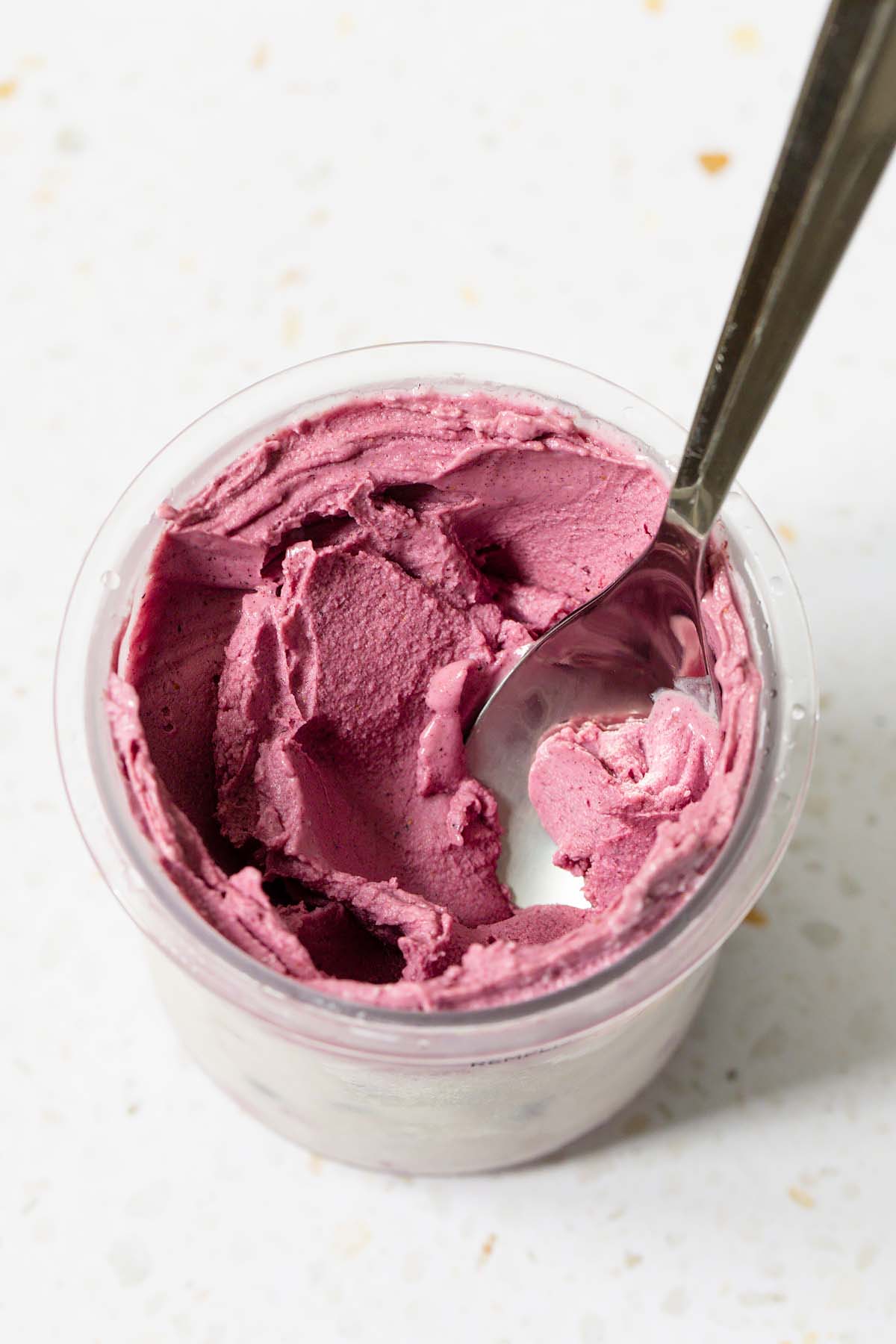 Ninja Creami blueberry frozen yogurt