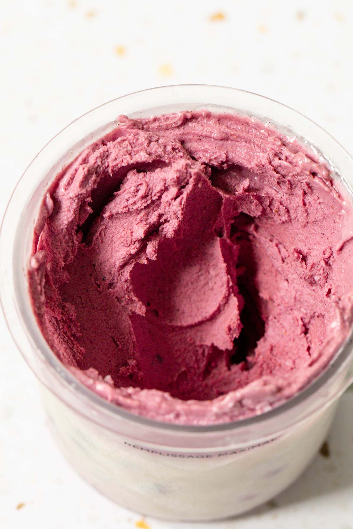 Ninja Creami blueberry frozen yogurt