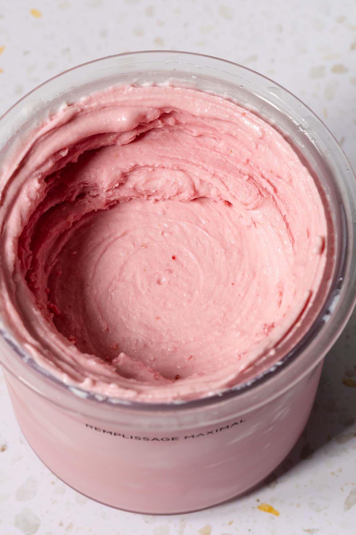 Ninja Creami strawberry cottage cheese ice cream