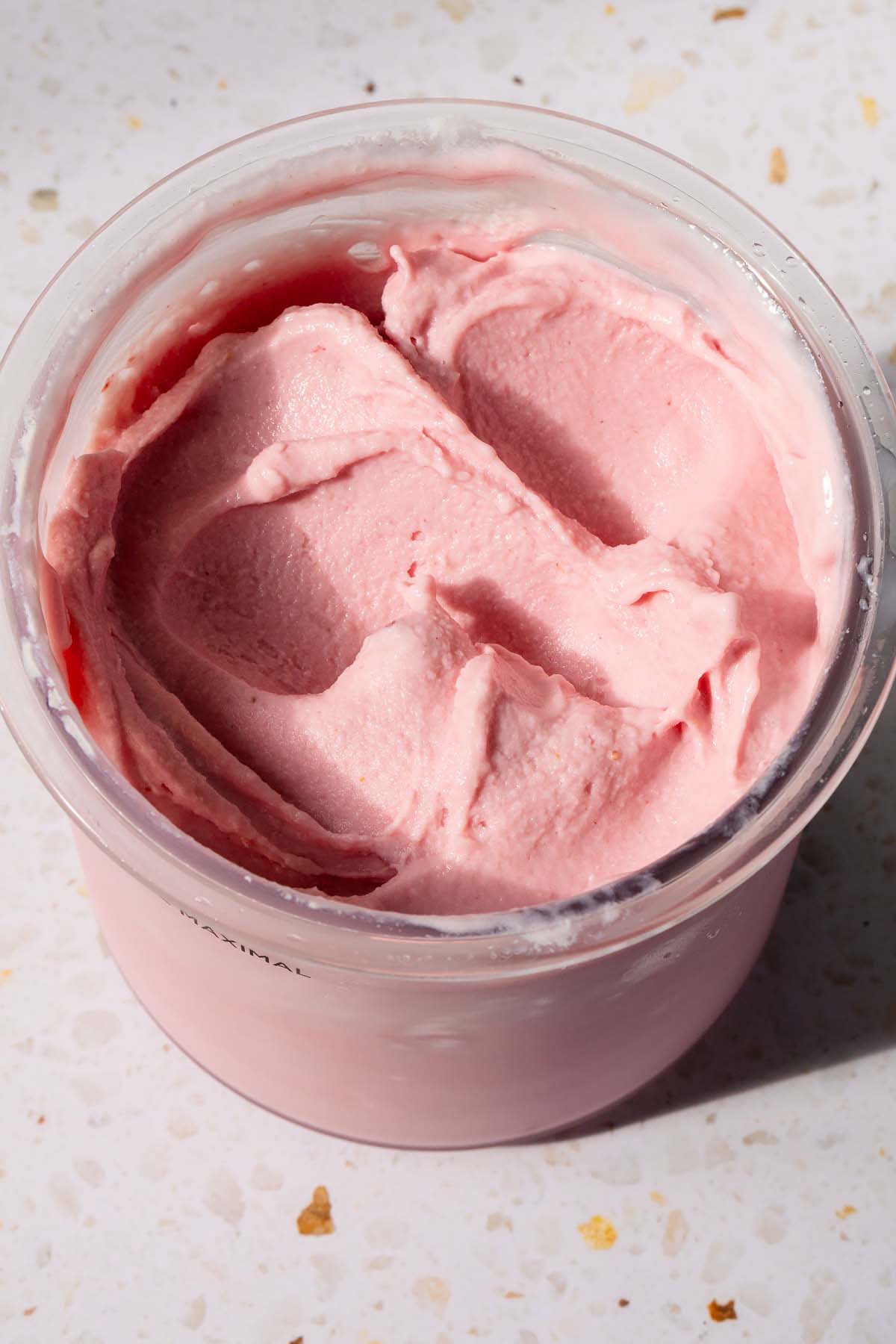 Ninja Creami strawberry cottage cheese ice cream