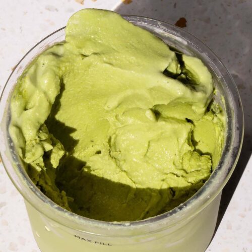 Creami matcha protein ice cream