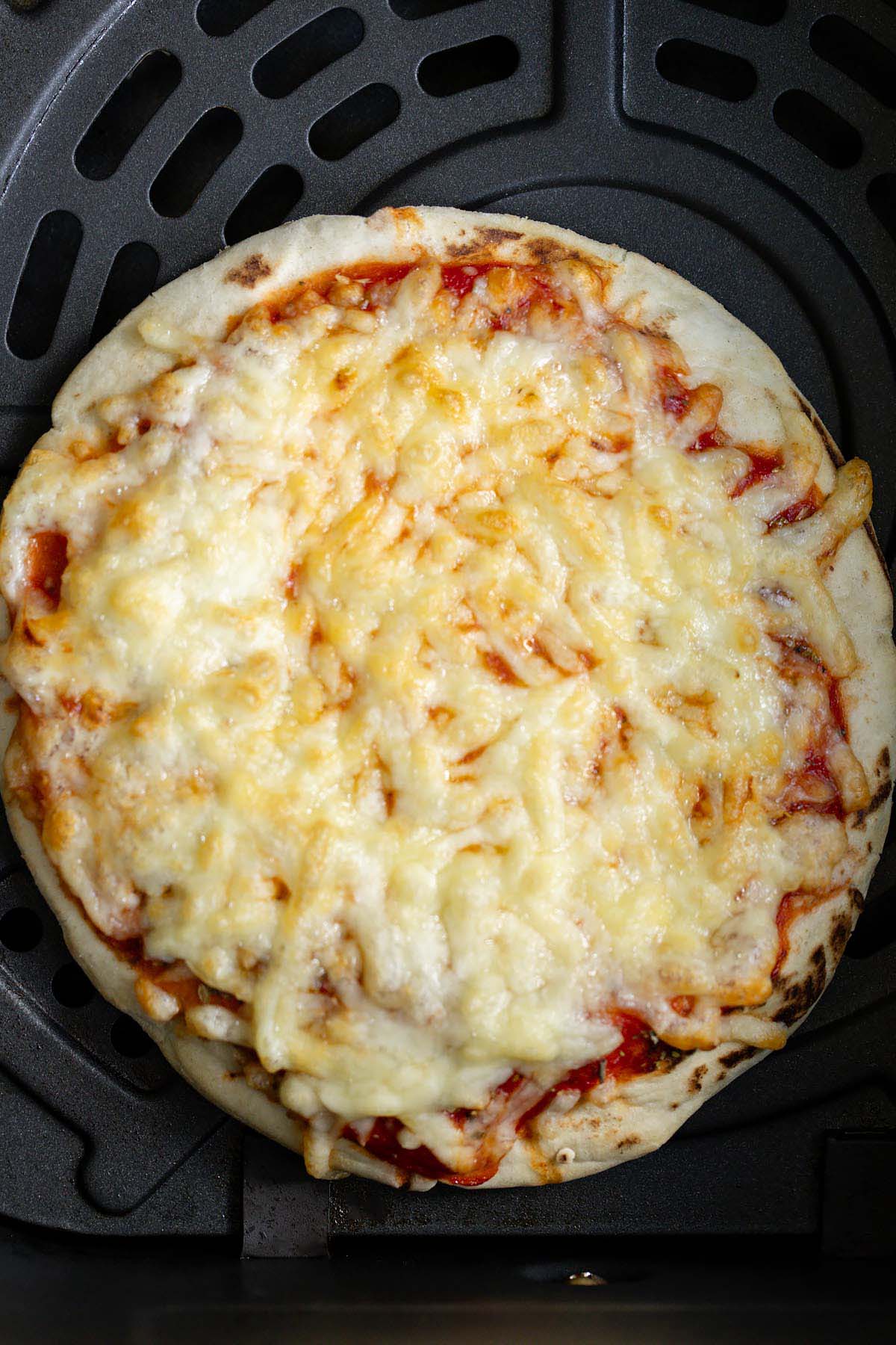 Pita bread pizza in air fryer