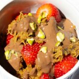 Dubai chocolate strawberry cup