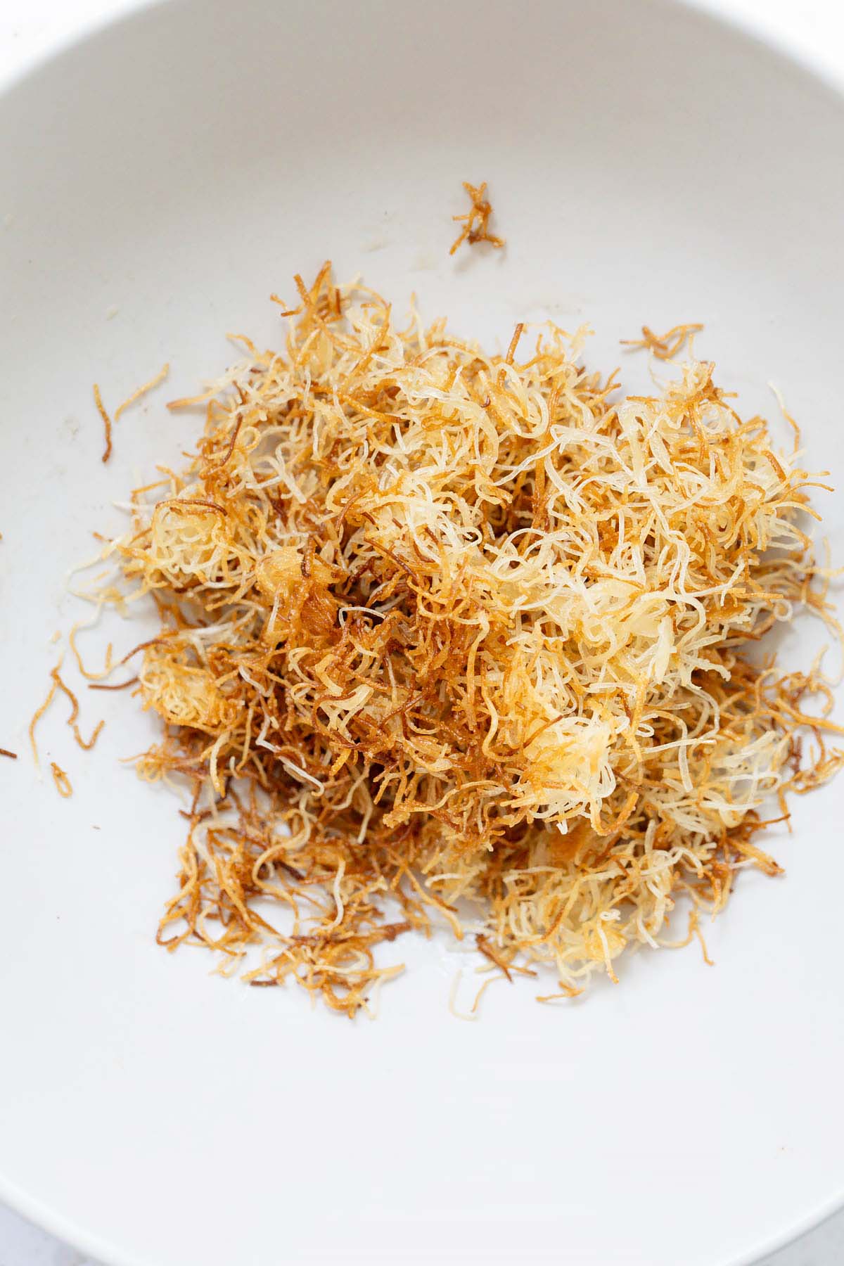 Crispy kataifi pastry