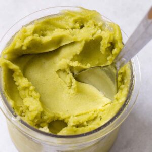 Ninja Creami lemon basil sorbet
