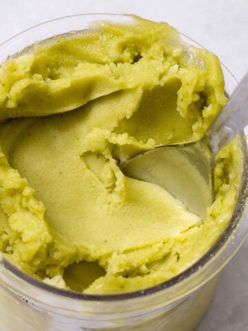 Ninja Creami lemon basil sorbet